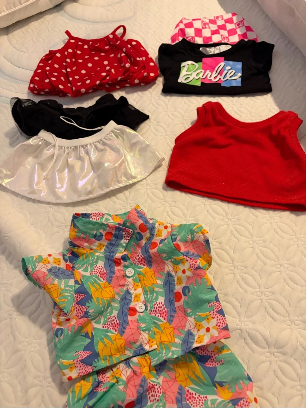 Barbie Black Top with Pink, Green & Blue Logo